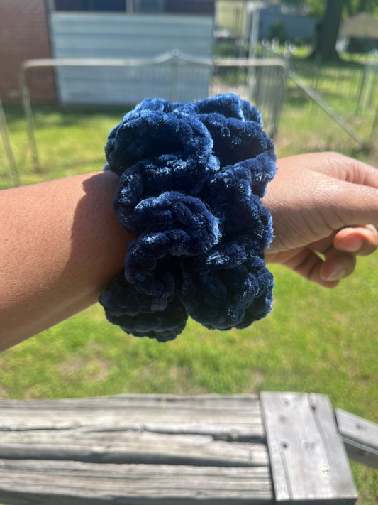 NAVY BLUE SCRUNCHIES 2 PIECE